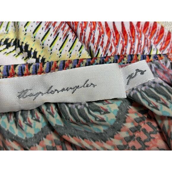 T Bags Los Angeles Venezia Mini Dress Womens Size XS Multicolor Geometric Boho - Picture 4 of 7